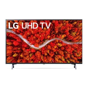 LG 50UP8000PUA 54.5" HDR 4K Ultra HD Smart LED TV w/ AI ThinQ (2021) for $422