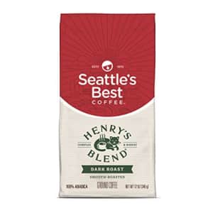 Seattle's Best Coffee Henry's Blend Dark Roast Ground Coffee, 12 Ounce (Pack of 1) for $5