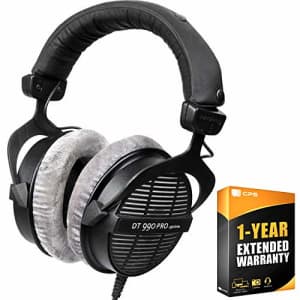 beyerdynamic 459038 DT-990-Pro-250 Professional Acoustically Open Headphones 250 Ohms Bundle with 1 for $162