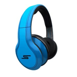 STREET by 50 Cent Wired Over-Ear Headphones - Blue by SMS Audio (Discontinued by Manufacturer) for $130