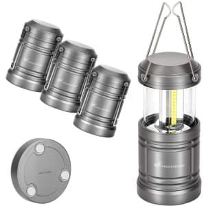 Moobibear LED Camping Lanterns 4-Pack for $20