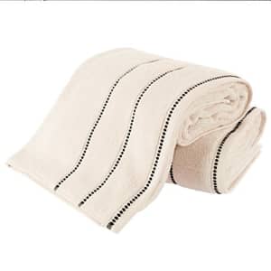 Lavish Home Luxury Cotton Towel Set- 2 Piece Bath Sheet Set Made From 100% Zero Twist Cotton- Quick Dry, Soft for $46