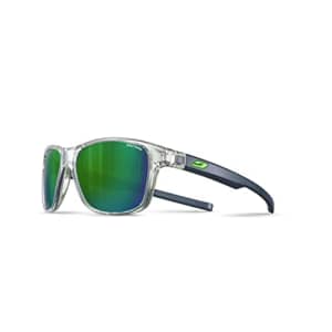 Julbo Cruiser Youth Sunglasses, Crystal/Dark Blue Frame - Spectron 3 Smoke Lens w/Green Mirror for $50