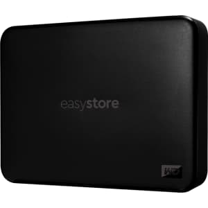 WD Easystore 5TB External USB 3.0 Portable Hard Drive for $95