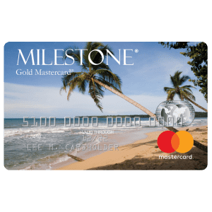 Milestone® Mastercard®: Unsecured for less than perfect credit Milestone® Mastercard®: Unsecured for less than perfect credit