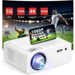 Paris Rhone 1080p Portable Projector with WiFi for $200