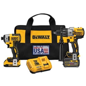 DeWalt Hammer Drill and Impact Driver Combo Kit for $399 DeWalt Hammer Drill and Impact Driver Combo Kit for $399