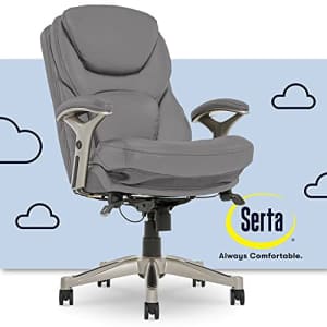 Serta Ergonomic Executive Office Chair Motion Technology Adjustable Mid Back Design with Lumbar for $321 Serta Ergonomic Executive Office Chair Motion Technology Adjustable Mid Back Design with Lumbar for $321