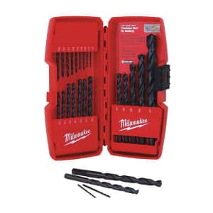 Milwaukee 21-Piece Black Oxide Drill Bit Set for $20 Milwaukee 21-Piece Black Oxide Drill Bit Set for $20