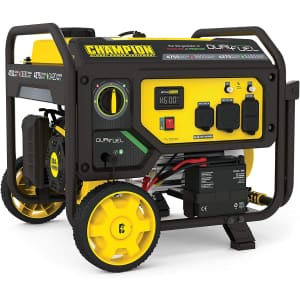 Champion Power Equipment 3,800W Dual Fuel Portable Generator w/ Electric Start for $773