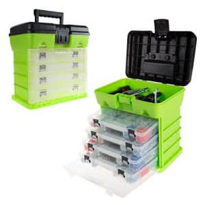 Stalwart Storage and Tool Box-Durable Organizer Utility Box-4 Drawers with 19 Compartments Each for for $27 Stalwart Storage and Tool Box-Durable Organizer Utility Box-4 Drawers with 19 Compartments Each for for $27