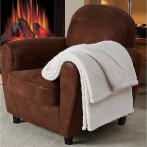 Fireside 50"x60" Solid Sherpa Throw for $10 Fireside 50"x60" Solid Sherpa Throw for $10