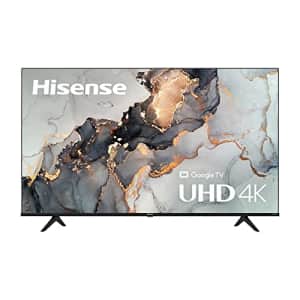Hisense A6 Series 55-Inch 4K UHD Smart Google TV with Voice Remote, Dolby Vision HDR, DTS Virtual for $318