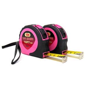 2 Pack IIT 88430 Ladies Pink 16-Feet Tape Measure for $10