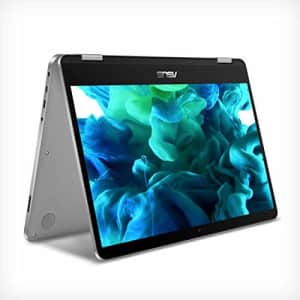 ASUS VivoBook Flip 14 Thin and Light 2-in-1 Laptop, 14 HD Touchscreen, Intel Celeron N4020 for $265