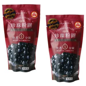 WuFuYuan 8.8-oz. Black Sugar Tapioca Pearl 2-Pack for $9