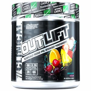 Nutrex Research 10 Serving Outlift Powder, Miami Vice, 8.89 Ounce for $27