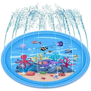Bestrip Kids' Inflatable Sprinkler Splash Pool for $6 Bestrip Kids' Inflatable Sprinkler Splash Pool for $6