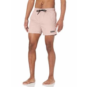 HUGO Men's Standard Swim Trunks, Light Pastel Pink, XXL for $21