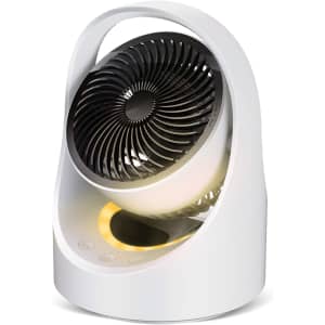 NewGod Portable Oscillating Desk Fan w/ LED Light for $20 NewGod Portable Oscillating Desk Fan w/ LED Light for $20