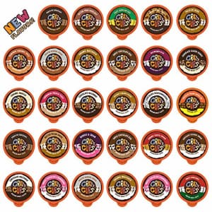 Crazy Cups Flavored Coffee in Single Serve Coffee Pods - Flavor Coffee Variety Pack for Keurig K Cups Machine for $30
