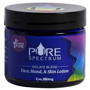 Pure Spectrum 250mg Isolate Blend CBD Lotion for $21 Pure Spectrum 250mg Isolate Blend CBD Lotion for $21
