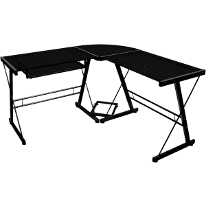 Walker Edison Ellis 51" L Shaped Corner Gaming Desk for $190 Walker Edison Ellis 51" L Shaped Corner Gaming Desk for $190