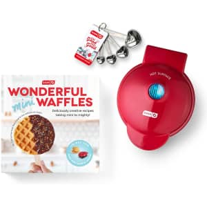 Dash Waffle Maker Gift Set for $30