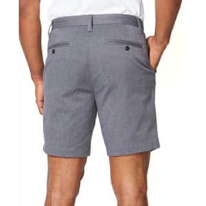 Nautica Men's 8.5" Classic Fit Deck Shorts, Slate Grey Heather, 34W for $28