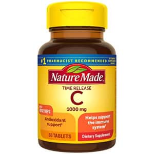 Nature Made Vitamin C 1000 mg Time Release Tablets with Rose Hips, 60 Count to Help Support the for $22