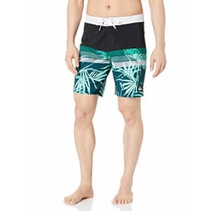 Quiksilver Men's Highline Jungle Vision 19 Boardshort Swim Trunk, Black, 40 for $34 Quiksilver Men's Highline Jungle Vision 19 Boardshort Swim Trunk, Black, 40 for $34