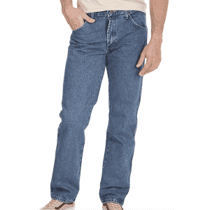 Wrangler Men's Classic 5-Pocket Regular Fit Jeans for $15