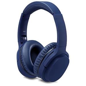 iLive Active Noise Cancellation Bluetooth Headphones, Adjustable Headband, Includes 3.5mm Audio for $39