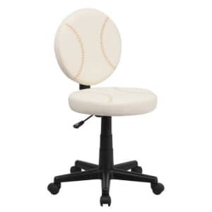 Flash Furniture Baseball Swivel Task Office Chair for $69 Flash Furniture Baseball Swivel Task Office Chair for $69