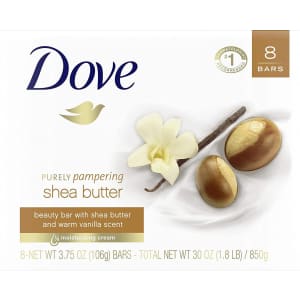 Dove Purely Pampering 3.75-oz Beauty Bar 8-Pack for $6.73 via Sub & Save Dove Purely Pampering 3.75-oz Beauty Bar 8-Pack for $6.73 via Sub & Save