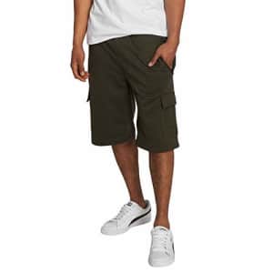 Southpole Men's Jogger Shorts, Olive/Tech Fleece Cargo, Small for $6