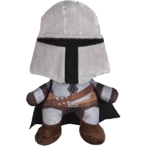 Star Wars The Mandalorian Squeaky Plush Dog Toy for $4
