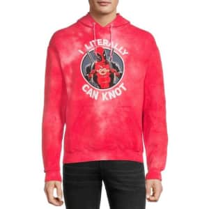 Marvel Men's Deadpool I Literally Can Knot Hoodie for $20 Marvel Men's Deadpool I Literally Can Knot Hoodie for $20