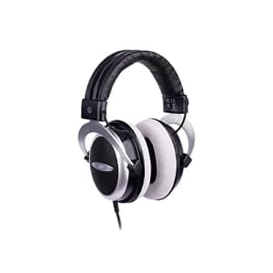 Monoprice Semi-Open Over Ear Wired Headphones, Low Deep Bass, Comfortable Headphones for Kids Teens for $40