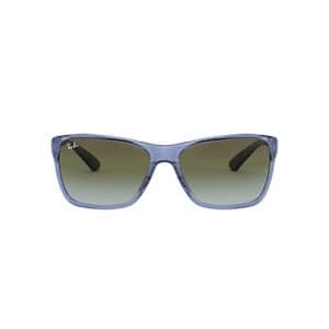 Ray-Ban Men's RB4331 Sunglasses, Transparent Blue/Grey Gradient Green, 61 mm for $83 Ray-Ban Men's RB4331 Sunglasses, Transparent Blue/Grey Gradient Green, 61 mm for $83