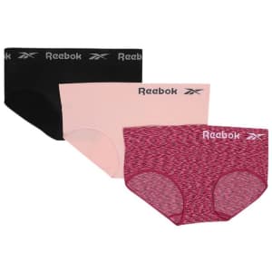 Reebok Women's Seamless Hipster Underwear 3-Pack for $13 Reebok Women's Seamless Hipster Underwear 3-Pack for $13