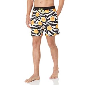 NEFF Men's Standard Daily Hot Tub Board Shorts for Swimming, Island Ducky, Medium for $28 NEFF Men's Standard Daily Hot Tub Board Shorts for Swimming, Island Ducky, Medium for $28