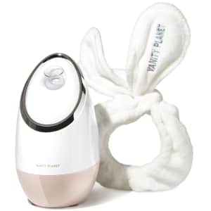Aira Ionic Facial Steamer with Bunny Ears Spa Headband for $60