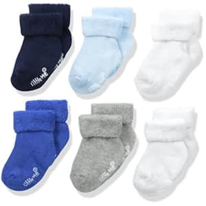 Little Me Baby Boys' 6 Pack Socks, Multi, 12-18 Months for $9