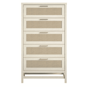 Ameriwood Home Leeland 5-Drawer Rattan Chest for $303