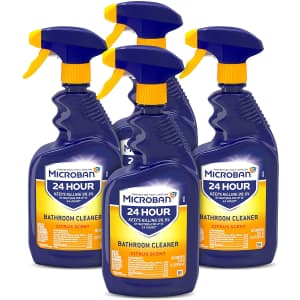 Microban Bathroom Cleaner 22-oz. Spray Bottle 4-Pack for $8.74 via Sub & Save