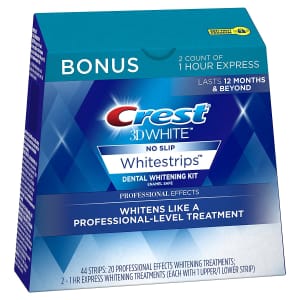 Crest Whitestrips 20-Pack w/ 2 Express Kits for $39 Crest Whitestrips 20-Pack w/ 2 Express Kits for $39