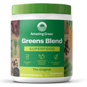 Amazing Grass 30-Serving Greens Blend Superfood for $21 via Sub & Save Amazing Grass 30-Serving Greens Blend Superfood for $21 via Sub & Save