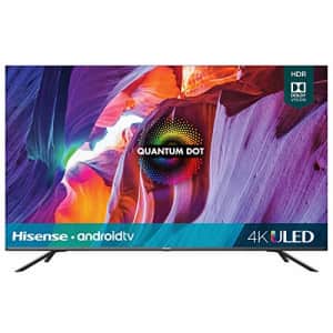 Hisense 65-Inch Class H8 Quantum Series Android 4K ULED Smart TV with Voice Remote (65H8G, 2020 for $600