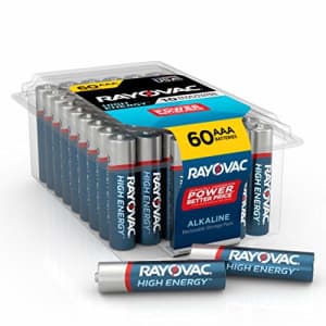 Rayovac AAA Batteries, Alkaline Triple A Batteries (60 Battery Count) for $16 Rayovac AAA Batteries, Alkaline Triple A Batteries (60 Battery Count) for $16